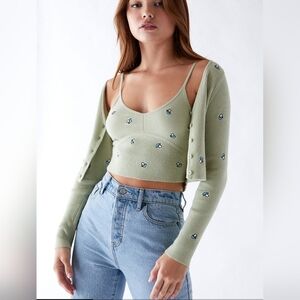 LA Hearts Camisole Y2K Small Mushroom Top